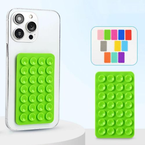 Anti-slip Silicone Suction Phone Holder-2pcs Green