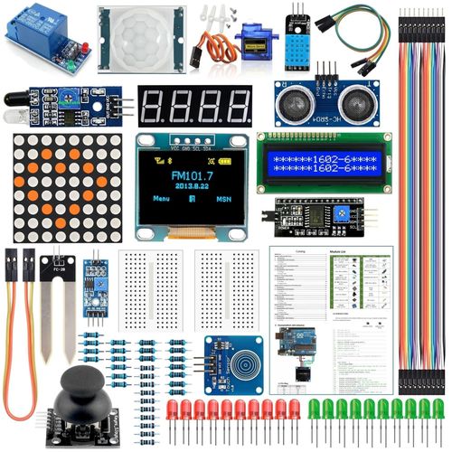 For A-rduino Kit U-NO R3 Nano V3.0 2560 M-ega 328 Project Starter