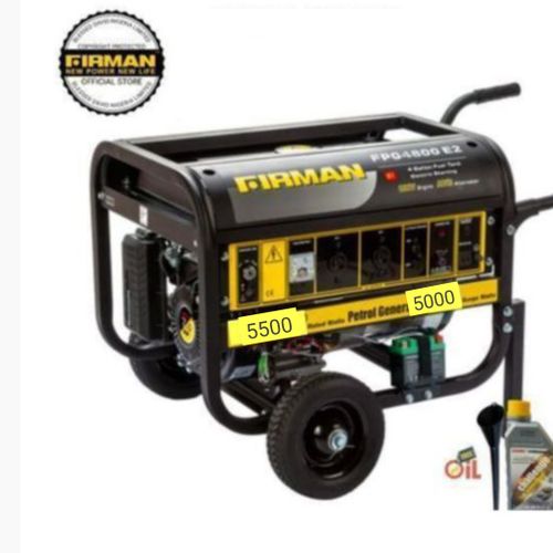 Firman FPG4800E2 5.5KVA Key Starter Generator, COPPER COIL