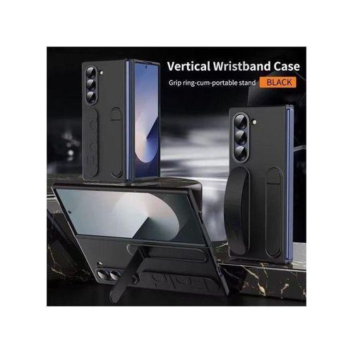 Samsung Galaxy Z Fold 7 Vertical Wristband Case – Full Protection with Kickstand & Screen Protector