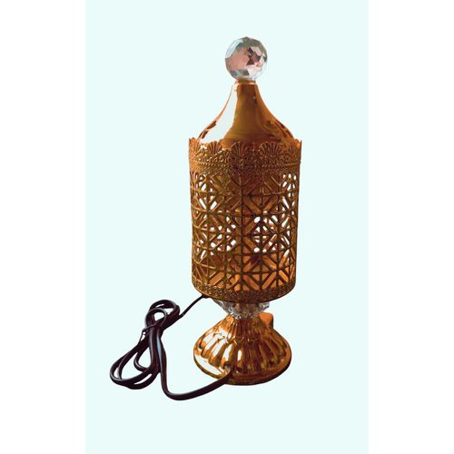 LONG GOLD ELECTRIC POWERED INCENSE BURNER- PRAYER SPIRITUAL INCENSE BURNER FOR POSITIVE ENERGY - GOLD
