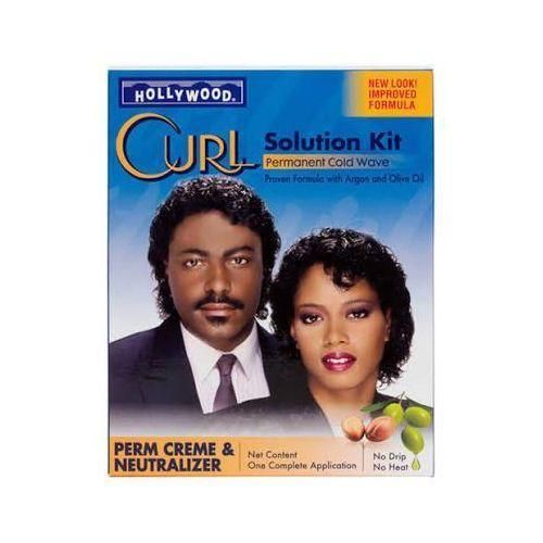 Jerry Curl Perm Kit For Permanent Cold Waves... 5in1