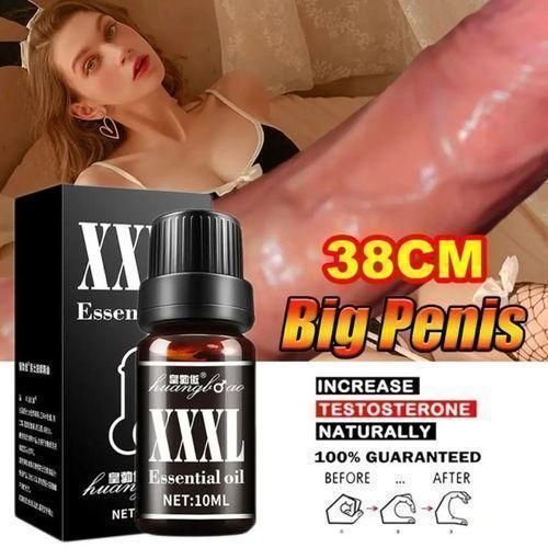No Side Effect XXXL Penis Enlargement Oil Men's Long-Lasting XXL BIG Penis Enlargement Oil Thickening Cream – Fast Rapid Growth Results- Permanent Long Fat Penis Oil