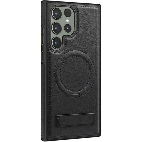 Samsung Galaxy S25 Ultra Leather Case With Stand