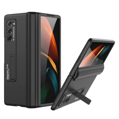 Samsung galaxy z fold 2 magnetic case with kickstand
