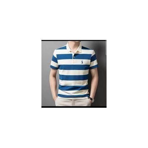 Men’s Short Sleeve Cotton Polos Shirt – Business Casual, Breathable
