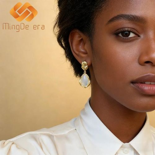 Geometric TeardropDangle Statement Earrings For Women