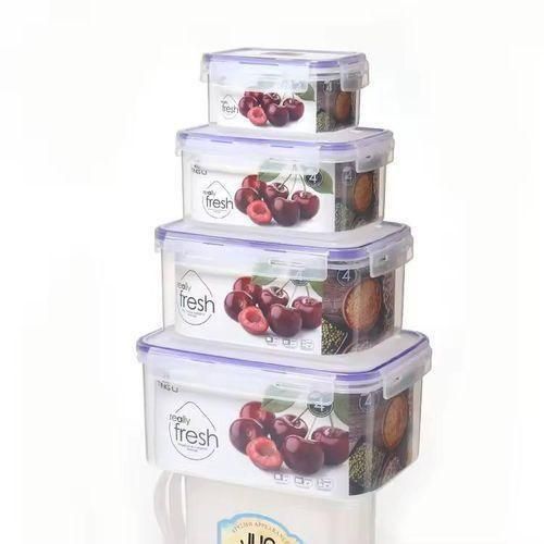 4 IN 1 FOOD STORAGE BOX CONTAINER SET BPA FREE