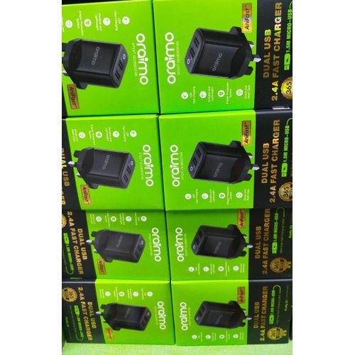 Oraimo Quality strong fast charger 2.4A