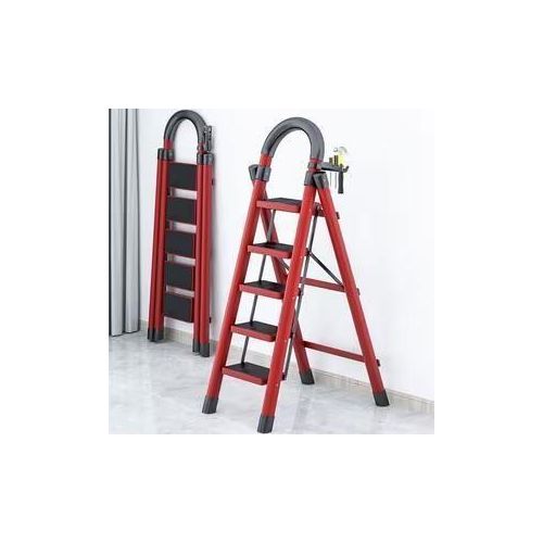 Foldable 5-step household ladder