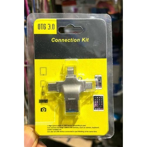In 1 - Type C, IPhone ( Lightning ), Android ( Micro ) & USB - Flash Drive And Card Reader (OTG)