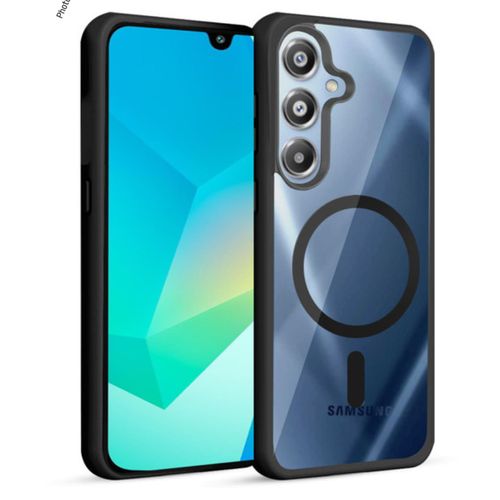 GALAXY A16/M16 5G TRANSLUCENT STYLIST MAGSAFE PROTECTIVE BACK CASE-Black