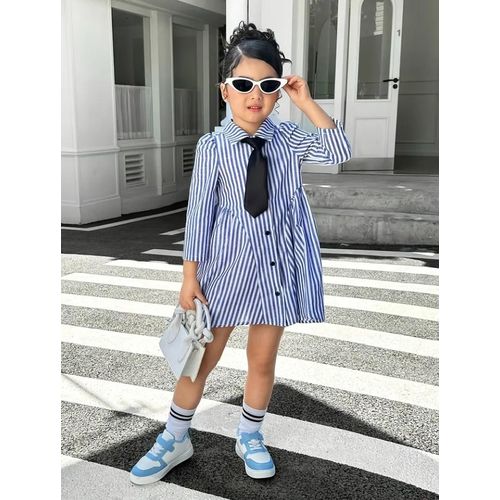 Girls striped dress