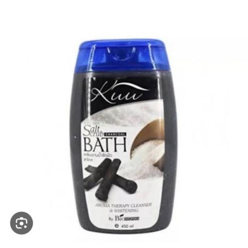 Kuu Spa Salt Scrub Bath - Charcoal
