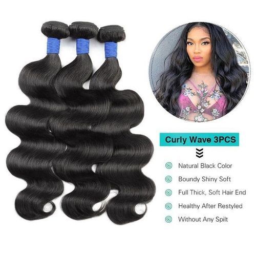 Bouncy Shiny Soft Curly Body Wave 4bundle