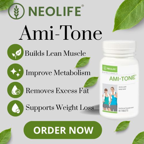 Ami-Tone 90 Tablets Dietary Supplement for Muscle Tone, Weight Management, and Healthy Metabolism - Natural Amino Acids for Men & Women - Boost Wellness & Fitness Amino Acid energy & Herbal Support for Relaxation and Recovery