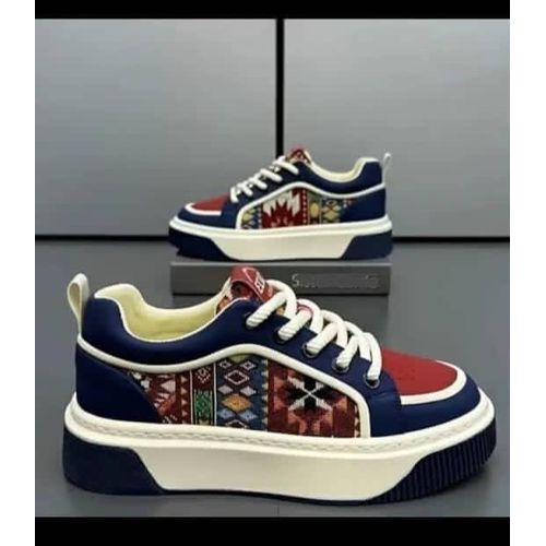 Ethnic Pattern low-top sneakers