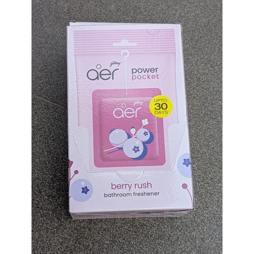 Aer Power Pocket Bathroom Freshener - Berry Rush