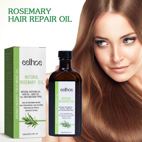 Rosemary Hair Growth Essential Oil Anti Hair Loss Fast Regrowth Essence Aromatherapy Repair Damaged Frizzy Thinning Scalp Hair-restorer Dense Hair Growth Serum