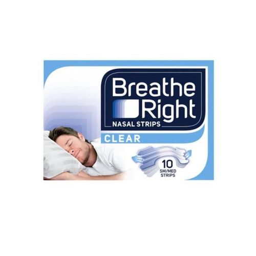 Breathe Right Clear Nasal Strips by 10 strips