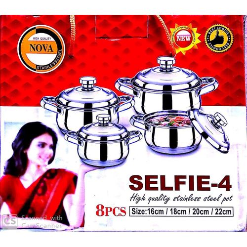 4-in-1 Standard Stainless Serving Dishes
