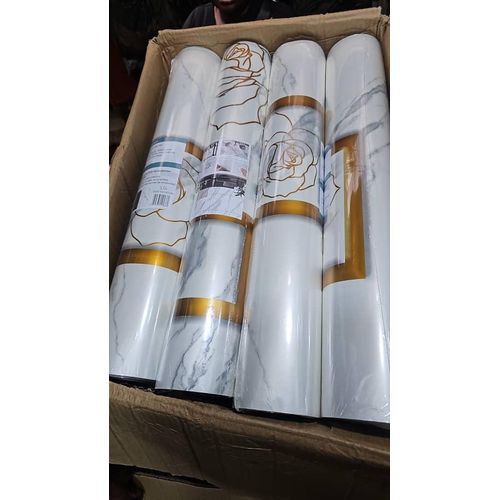1 roll of Flutted 3D Wallpaper
