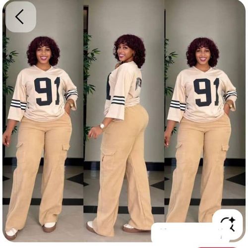 Cream Chicc Up & Down Trouser