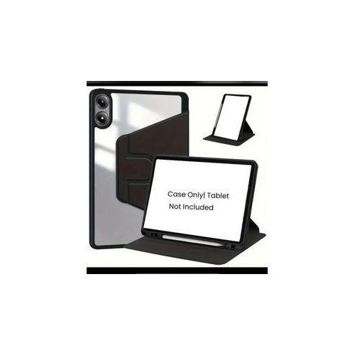 Redmi Pad 2 11 360° Rugged Smart Cover Clear Anti-Scratch Back, Stylus Holder, & Dual-Angle Viewing Stand
