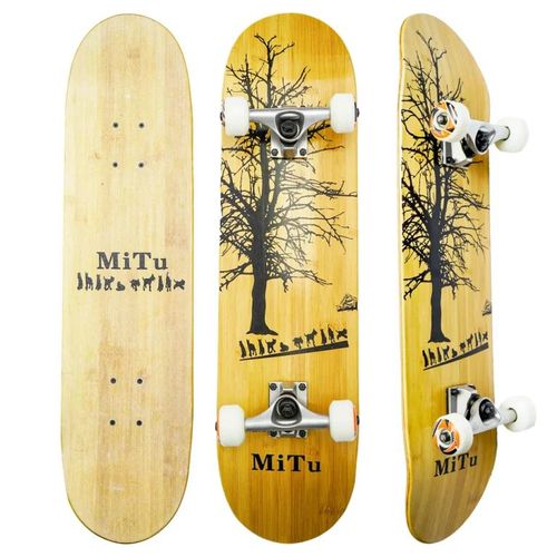 Canadian Maple Art Deck Stunt Skateboard, Outdoor Sports
