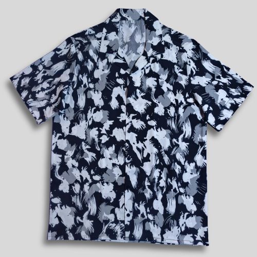 Classic Men's Casual Vintage Short Sleeve Shirt – Timeless Style for Every Day (multicolour)