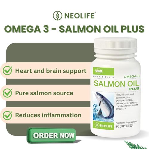 NeoLife Omega 3 Omega 3 Salmon Oil Plus 90 Soft Capsules