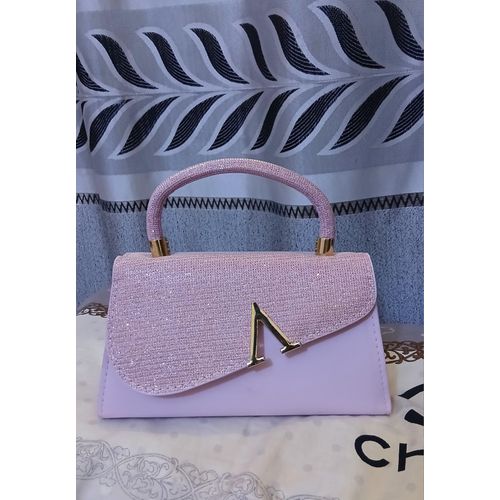 Women Leather Mini nude Handbag Bag- very beautiful design and great quality