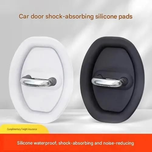 Silicone protective pad for car door locks