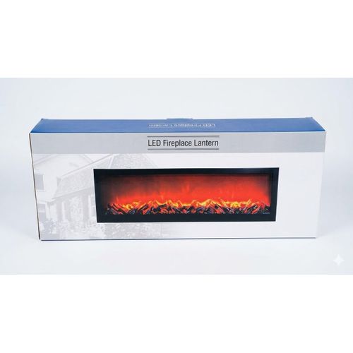 EURO LED Fireplace Lantern Decorative Electric Flame Effect Light – Realistic Fireplace Ambience