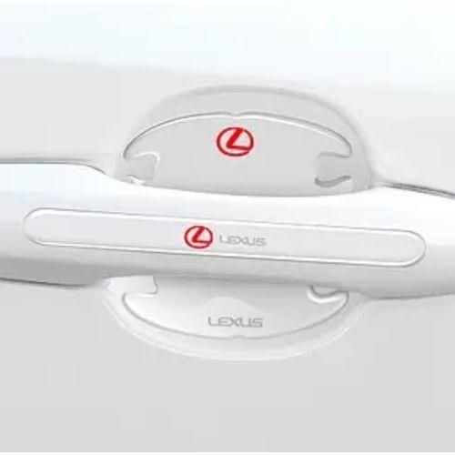 Lexus Door Handle Sticker, Carbon Fiber Anti Scratches Car Door Cup Protection