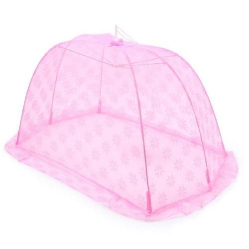 Big Baby Bed Mosquito Repellent Pink Net