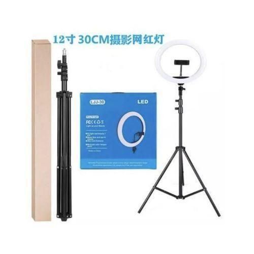 Share this product 12-inch (30 cm) LED photography ring light with a tripod stand