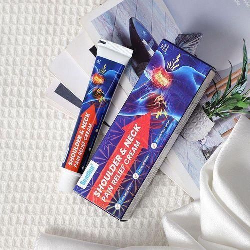 Advanced Shoulder Neck Pain Relief Cream for Cervical Spine Pain Upper Back Pain and Muscle Cramps Deep Relief Action Formula Delivering Fast Recovery Improved Flexibility and Calming Muscle Relaxation Effect Natural Extract Wellness Cream