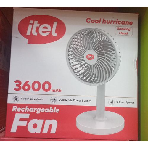 Cool hurricane rechargeable fan powerful portable rotating cooling fan