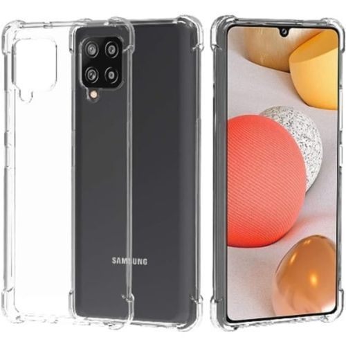 Galaxy A12 Transparent Shock Proof Transparent Back Case