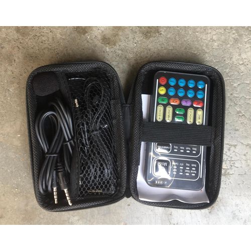 9 Voice Changer 8 Different Sound Changes Portable Voice Amplifiers mini live Sound Card mic tool For Game Anchor Recording PC Computer with 8-9 sounds effects also a Voice Changer External Live Sound Card Set +9 Sound Effects