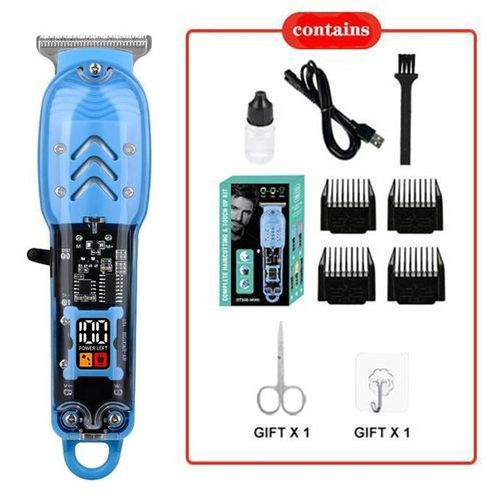 Smart Rechargeable Hair Trimmer/Shaving Machine comes with Shaver, Oil bottle ,Brush ,Charging cable & User Guide