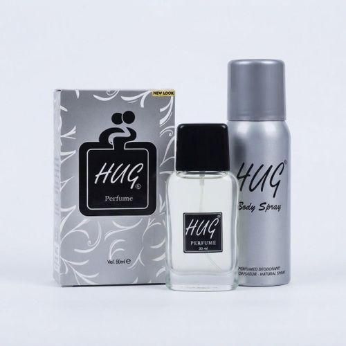 Hug. Perfume and Body Spray Gift Set - 50ml & Deodorant Spray (Unisex) NAFDAC NO : 02-7121