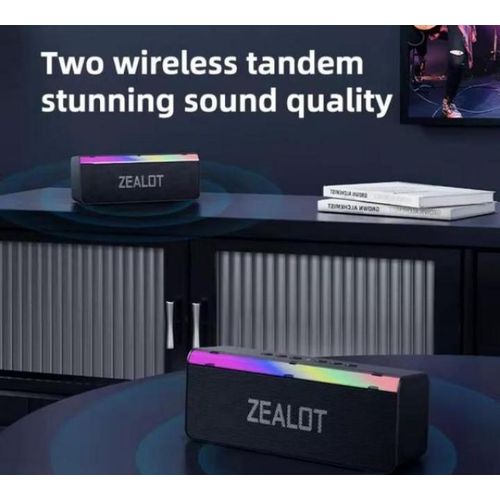-S72 Portable Bluetooth-Compatible Speakers, Bass with Subwoofer, Wireless Sound Box, Waterproof TWS Boombox, 3000mAh, 20W