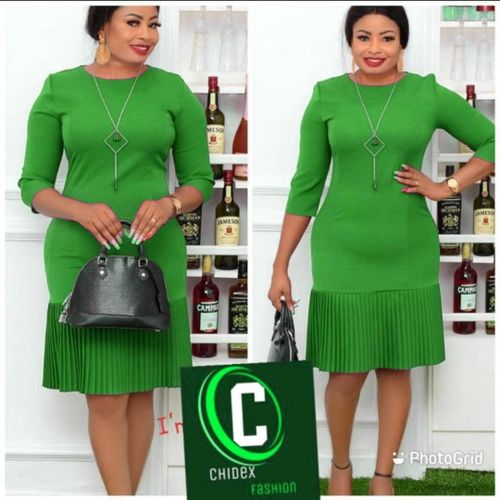 Lovely Corporate Gown For Unique Ladies(Necklace and Bag Not Included)