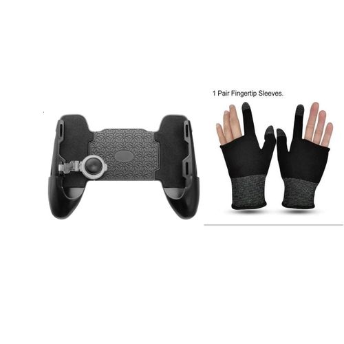 Joystick Grip Phone Game Controller and one pair gaming glove