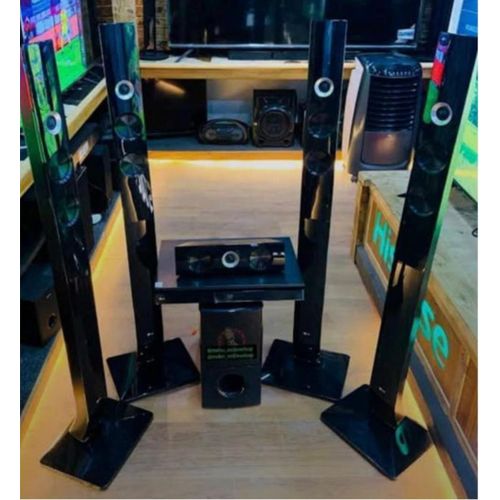 Luxury Aiwa 5.1 Home Theatre System – Immersive Sound, Bluetooth, LED Display & FM Radio for Ultimate Entertainment