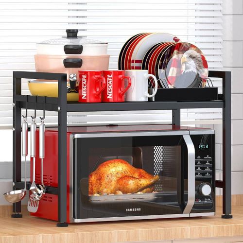 1 Tiers Expandable Microwave Rack