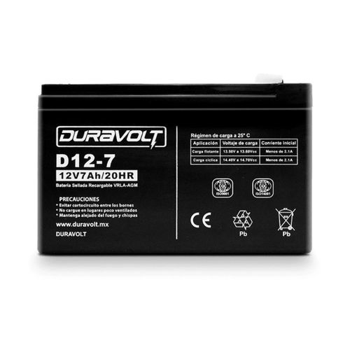 Duravolt D12-17 12v 7ah sealed rechargeable battery