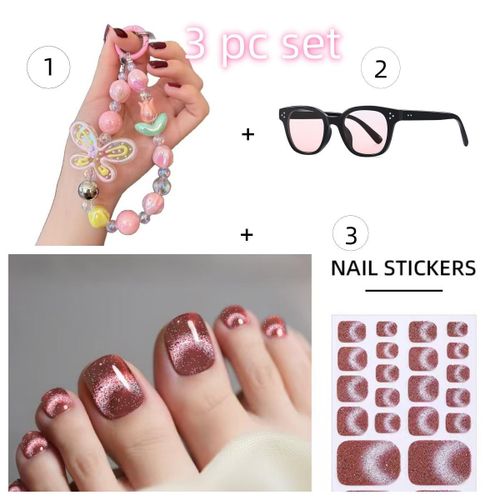 Coolfamily trendy sunglasses beach item UV protection glasses nail sticker phone accessories bag accessories ladies sunglasses for girls sunglasses for women sunglasses for ladies gift for girlfriend women gift lady present summer must have items